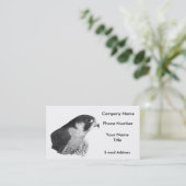 流浪性の《鳥》ハヤブサ鉛筆 名刺 (スタンド正面)