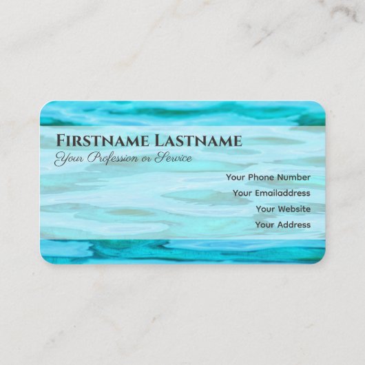 流澄ん流する水の生活コーチング専門家 名刺 (裏面)