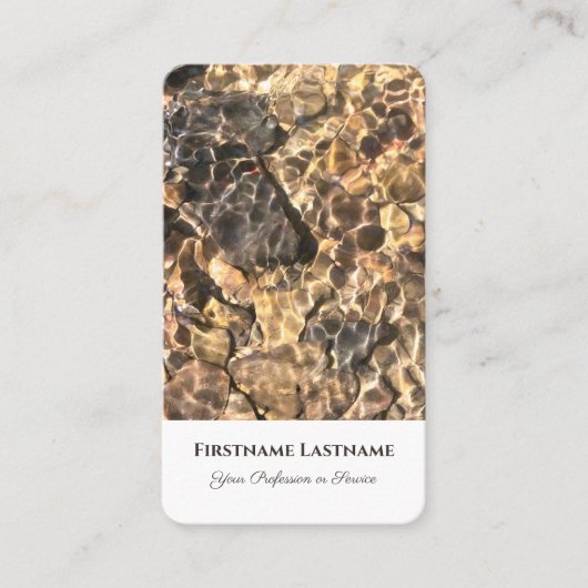 流澄ん流する水の生活コーチング専門家 名刺 (正面)