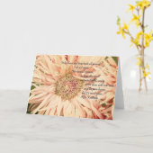 流産カード カード (黄色い花)