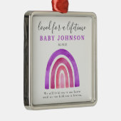 流産ベビーロス虹の記憶 メタルオーナメント (右)