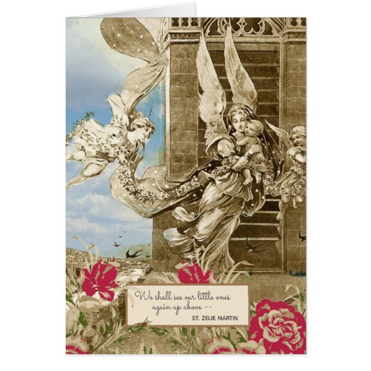 流産ベビーヴィンテージ天使の宗教 (正面)