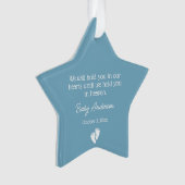 流産/ベビー損失記念クリスマス オーナメント (正面)