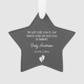 流産/ベビー損失記念クリスマス オーナメント (正面)