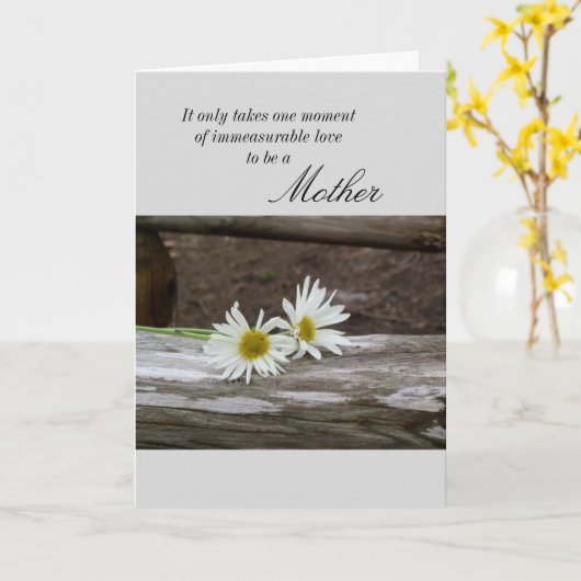 流産/死産 カード (黄色い花)