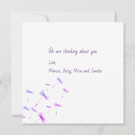 流産 | stilbirth 運| | カード (裏面)