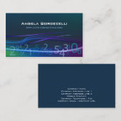 流番番号会計名刺 名刺 (正面/裏面)