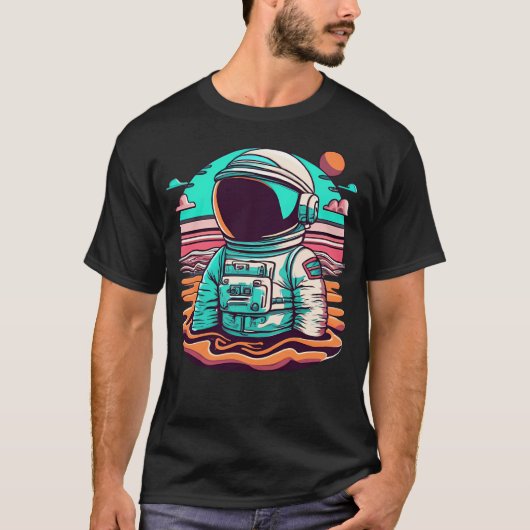 流砂宇宙飛行士 Tシャツ (正面)