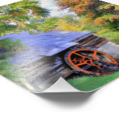 流素朴車風景 フォトプリント            (角)