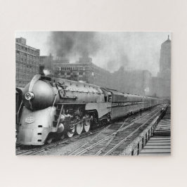 流線型の20世紀特急列車 1938年頃 ジグソーパズル