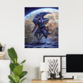 流線式重力滑空機 ポスター (ホームオフィス)