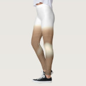 流自然グラデーション：砂のレギンスのシフト レギンス (左)