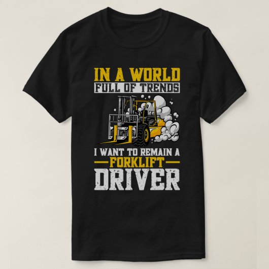 流行に満ちた世界で私はフォークのままでありたい Tシャツ (デザイン正面)