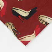 流行のスチレットヒールのフリースブランケット フリースブランケット (角)