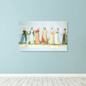 流行のドレスとコスチューム キャンバスプリント (インサイチュ (ウッドフロア))