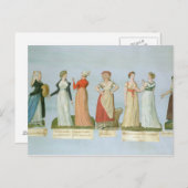 流行のドレスとコスチューム ポストカード (正面/裏面)