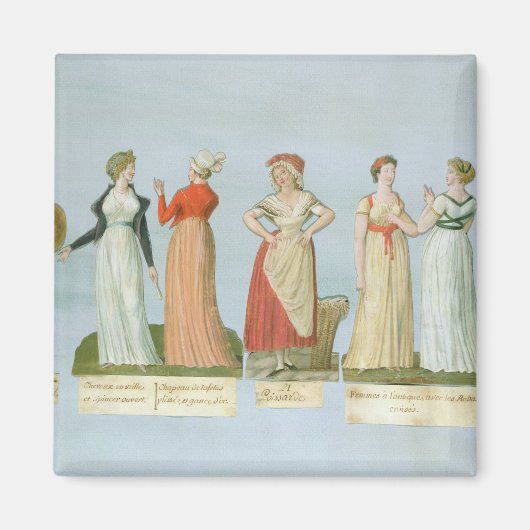 流行のドレスとコスチューム マグネット (正面)