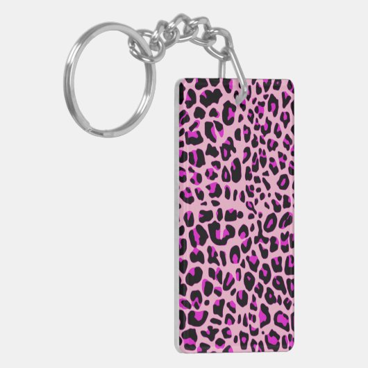 流行のピンクのジャガーの小剣のカスタムなキーホルダー キーホルダー (正面左)