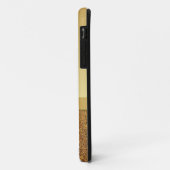 流行のピンク及びゴールド・トーンの小剣 Case-Mate iPhoneケース (裏面/左)