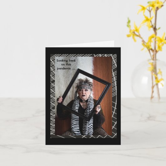 流行の前後の様子 カード (黄色い花)