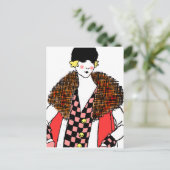 流行の女性 ポストカード (スタンド正面)