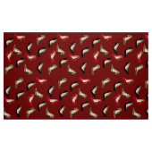 流行の小剣のハイヒールの生地 ファブリック (ファットクウォーター)