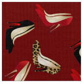 流行の小剣のハイヒールの生地 ファブリック (クローズアップ)