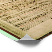 「流行の芸術」のスコアからのページ ポスター (角)