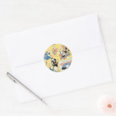 流行猫の狂言づくし,国芳猫の俳優,国芳,浮世絵 ラウンドシール (封筒)