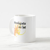 流行病学者は熱いです コーヒーマグカップ (正面左)