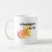 流行病学者は熱いです コーヒーマグカップ (左)