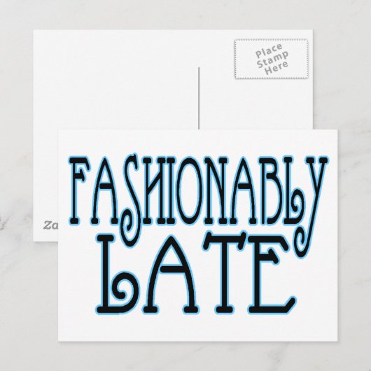 流行遅れの ポストカード (正面/裏面)