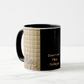 "流行"の燧石、ミシガン州 マグカップ (正面左)