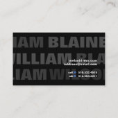 流行VII 名刺 (裏面)