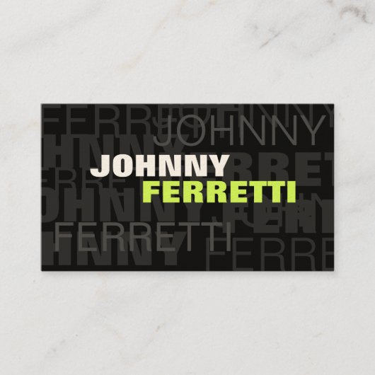 流行VIII 名刺 (正面)