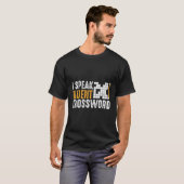 流話流クロスワードパズル退職パズル遊 Tシャツ (正面フル)