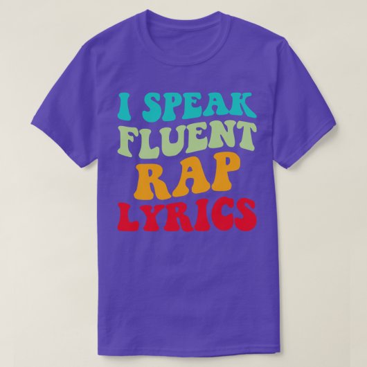流話流ラップの詞II Tシャツ (デザイン正面)