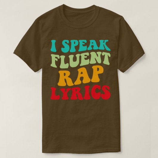 流話流ラップの詞II Tシャツ (デザイン正面)