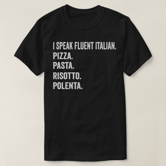流話流流イタリアン Tシャツ (デザイン正面)