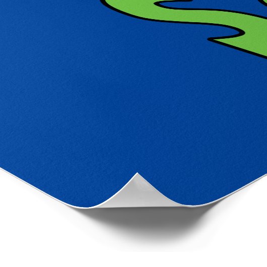 流話流皮肉 ポスター (角)