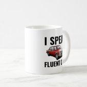 流話流車 | 車おもしろい整備士 コーヒーマグカップ (正面右)