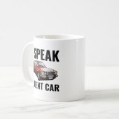 流話流車 | 車おもしろい整備士 コーヒーマグカップ (正面左)