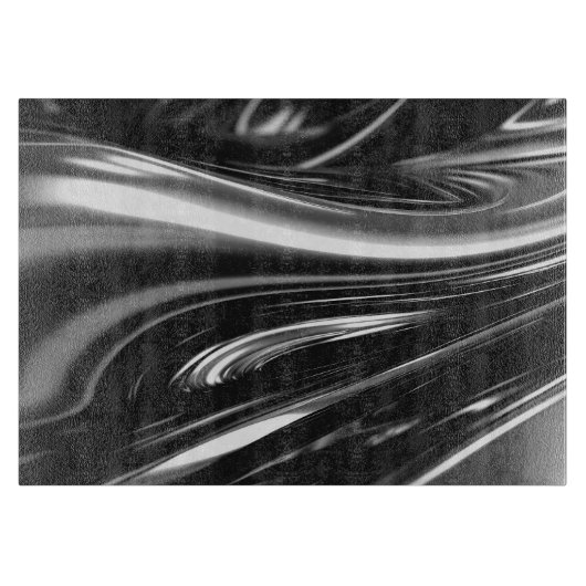 流銀金属ガラス カッティングボード (正面)