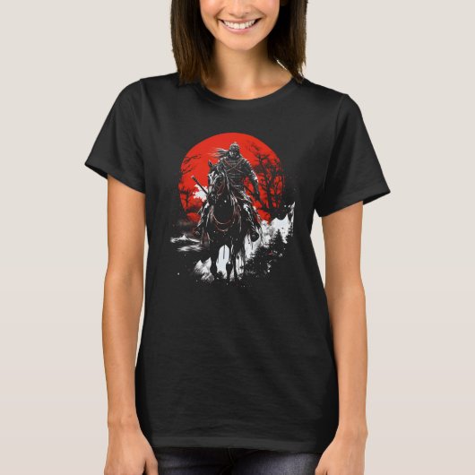 流鏑馬アート グラフィックTシャツ Tシャツ (正面)