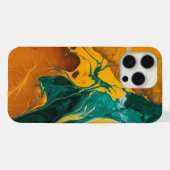流鮮やかれ抽象芸術 iPhoneケース (裏面横)