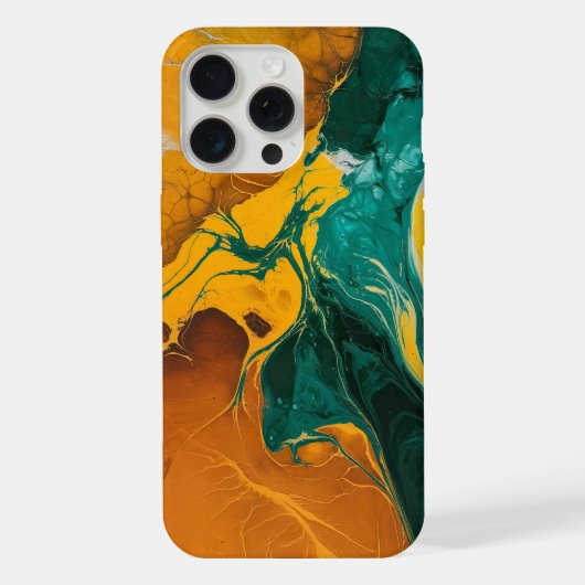流鮮やかれ抽象芸術 iPhoneケース (裏面)
