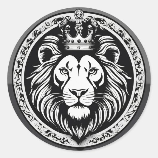 「流麗なる優雅さ」 ラウンドシール (正面)