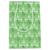 流麗な美しさのセンスが縦型ギフトバッグ ミディアムペーパーバッグ (正面)