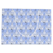 流麗な美しさのペリウィンクル　ギフトバッグ ラージペーパーバッグ (裏面)