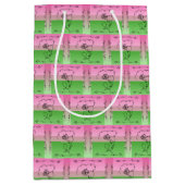 流麗な美しさのロゼール ヴァーティカル ギフトバッグ (正面)